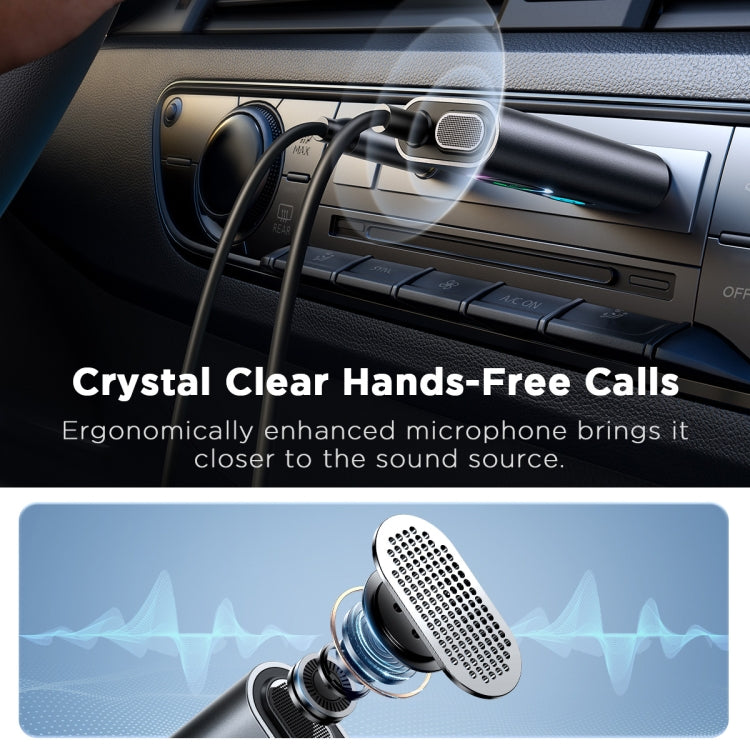 JOYROOM JR-CB7 Car-B Series Car Bluetooth 5.3 Wireless Receiver AUX Adapter Support TF Card, JR-CB7