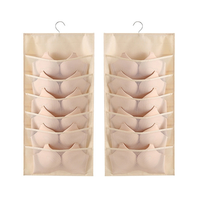 Underwear Storage Bag Non-woven Double-sided Hanging Storage Bag