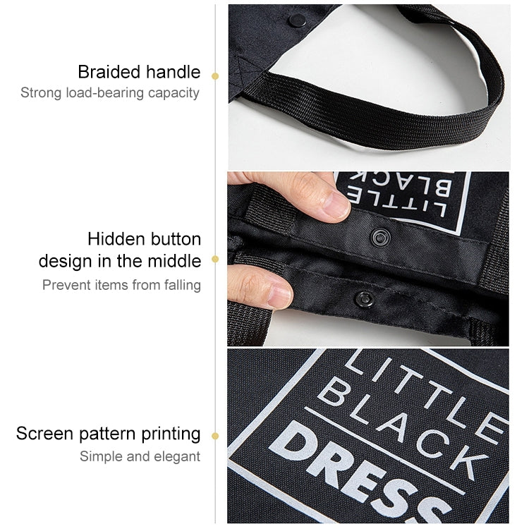 Oxford Cloth Eco-friendly Shopping Bag Large Capacity Folding Portable Small Canvas Bag