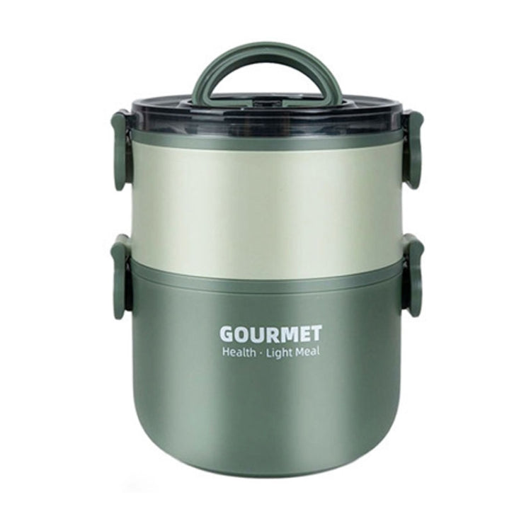 304 Stainless Steel Insulated Bowl Student Plastic Shell Lunch Box
