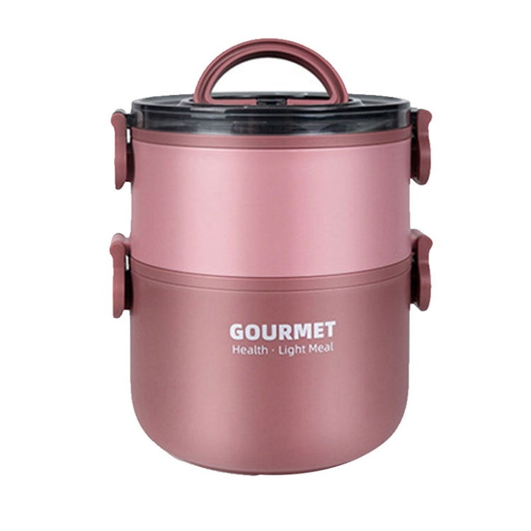 304 Stainless Steel Insulated Bowl Student Plastic Shell Lunch Box