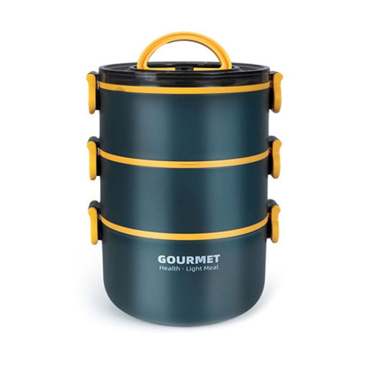 304 Stainless Steel Insulated Bowl Student Plastic Shell Lunch Box