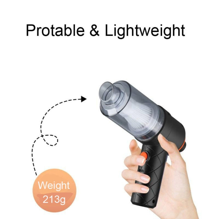 YT-M2037 6000Pa Dual Purpose Car Cordless Vacuum Cleaner, YT-M2037