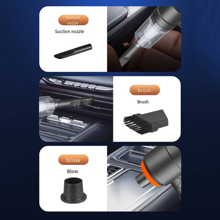 YT-M2037 6000Pa Dual Purpose Car Cordless Vacuum Cleaner, YT-M2037