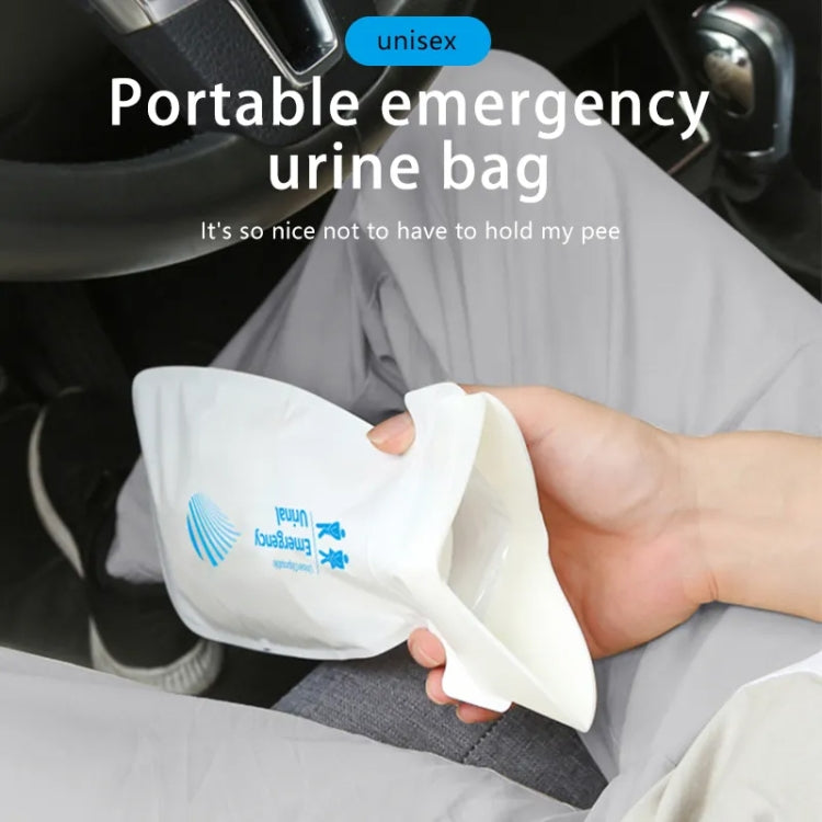 4pcs / Set Vehicle Emergency Urine Bags Unisex Disposable Portable Toilet 700ml
