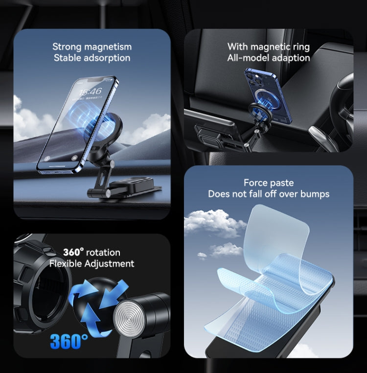USAMS US-ZJ076 Magnetic Car Center Console Phone Holder
