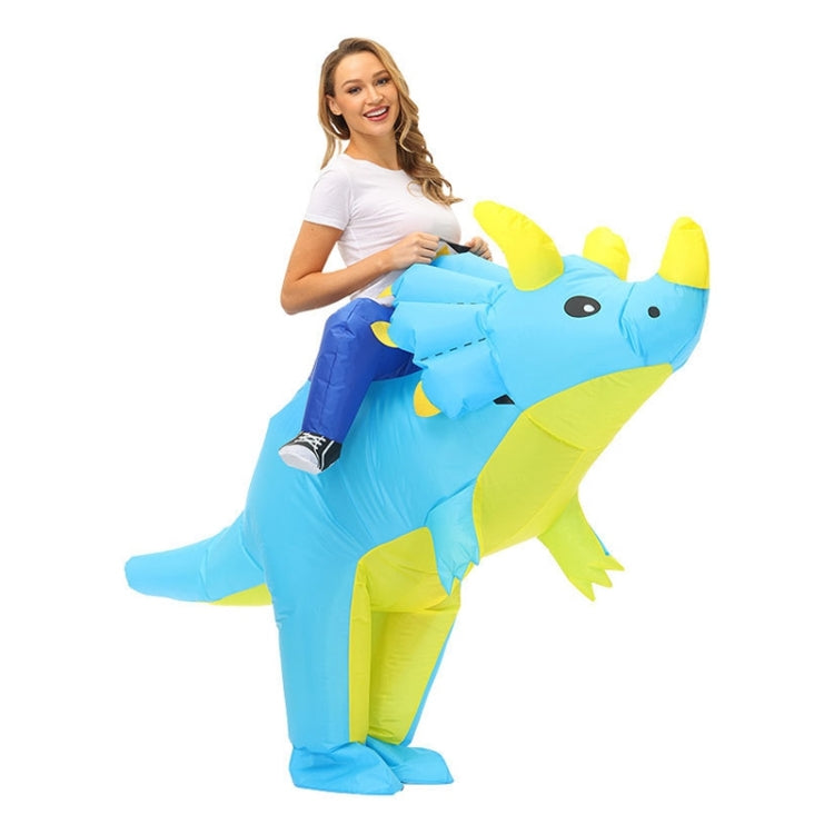 Halloween Dinosaur Inflatable Clothes Polyester 3D Cartoon Doll Clothing, L(160-190cm)