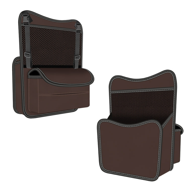 3054 Napa Texture Leather Car Center Console Storage Bag