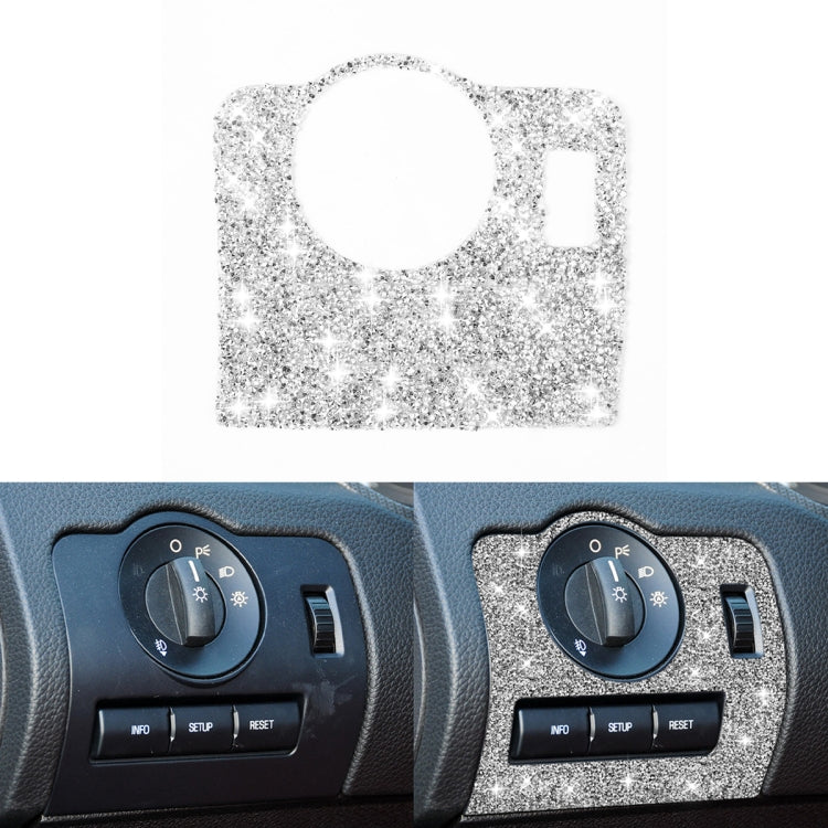 Car Headlight Diamond Decoration Sticker, Left Hand Drive