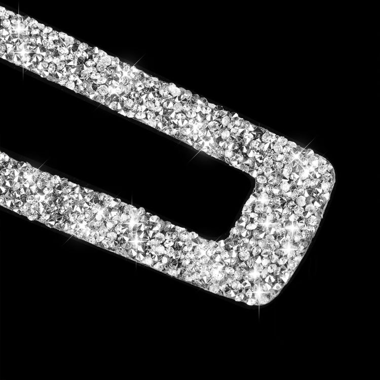 3 in 1 Car Steering Wheel Diamond Decoration Sticker, Left Hand Drive