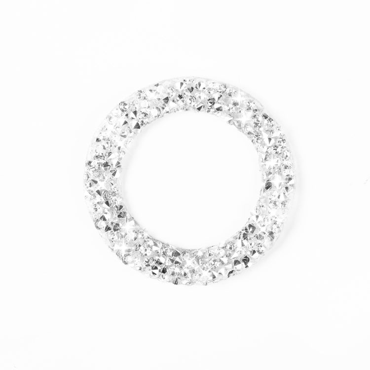 Car Ignition Switch Keyhole Diamond Decoration Sticker, Left Hand Drive
