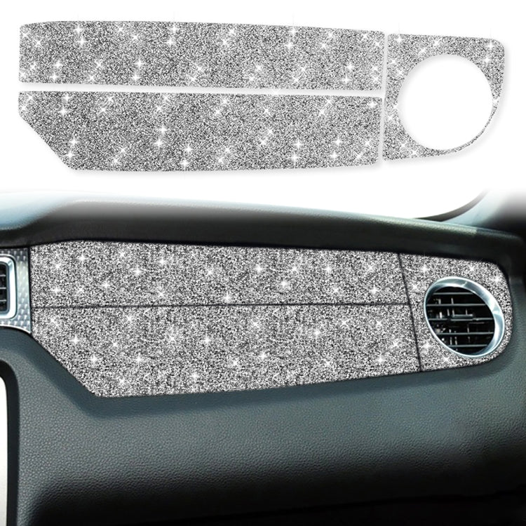 Car Right Side Air Outlet Diamond Decoration Sticker, Left Hand Drive