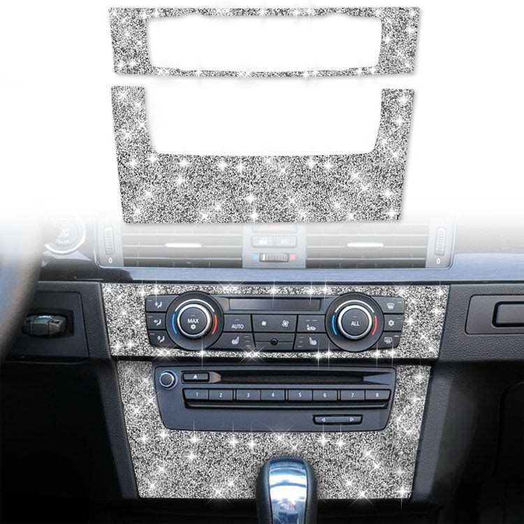 For BMW 3 Series E90 / E92 2005-2012 Car Aircondition CD Control Panel Premium Diamond Decorative Sticker
