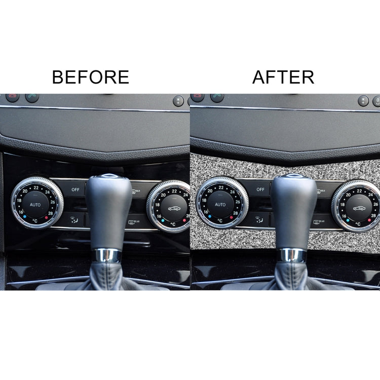 For Mercedes-Benz C-class W204 2011-2013 Car AC Knob Control Panel A Diamond Decorative Sticker, Left and Right Drive
