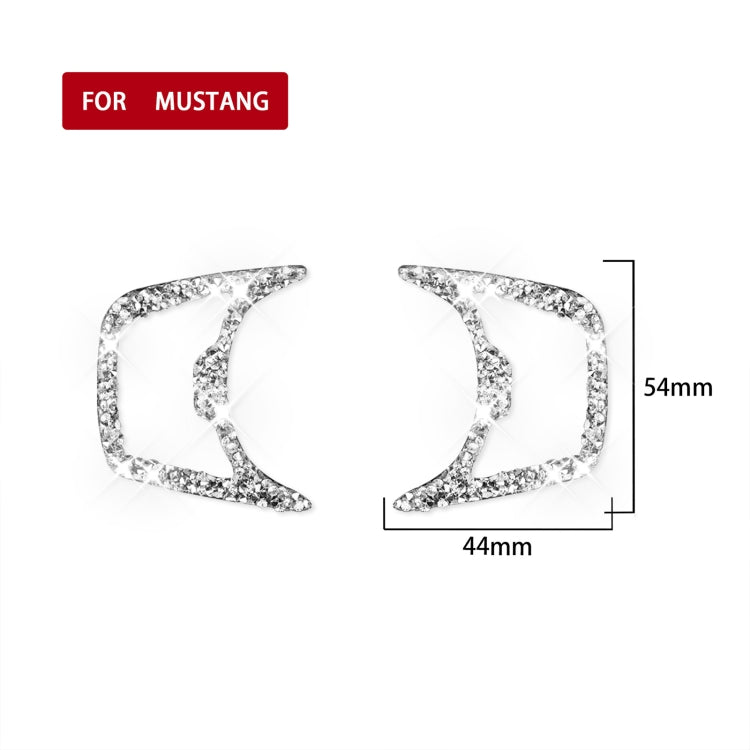 Car Headlight Diamond Decoration Sticker, Left and Right Drive