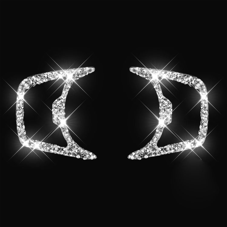 Car Headlight Diamond Decoration Sticker, Left and Right Drive