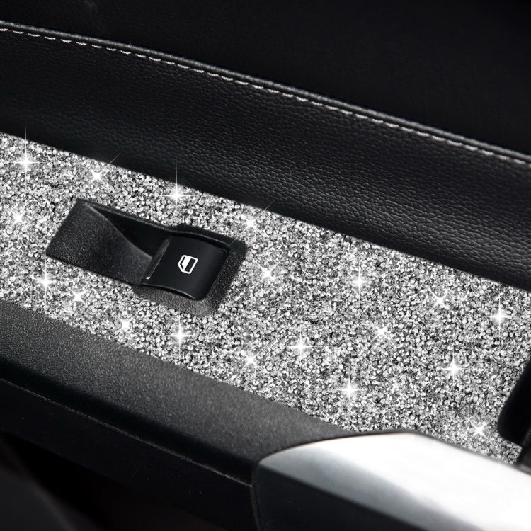 Car Door Lift Panel A Diamond Decoration Sticker, Left Drive