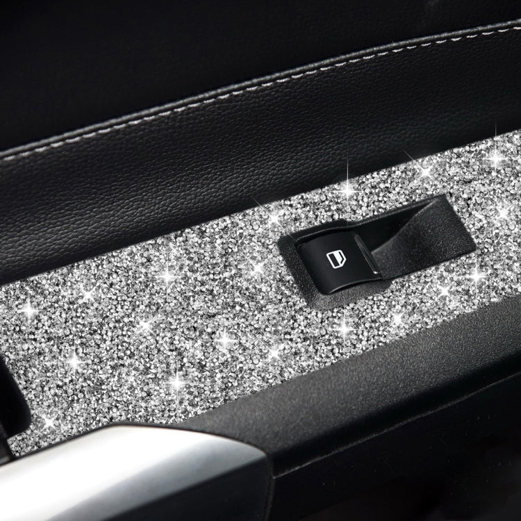 Car Door Lift Panel A Diamond Decoration Sticker, Right Drive