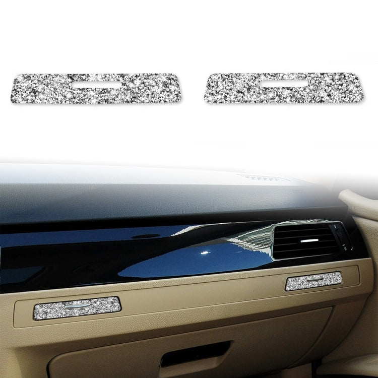 For BMW 3 Series E90 / E92 / E93 2005-2012 Car Passenger Side Center Control Hole Diamond Decorative Sticker