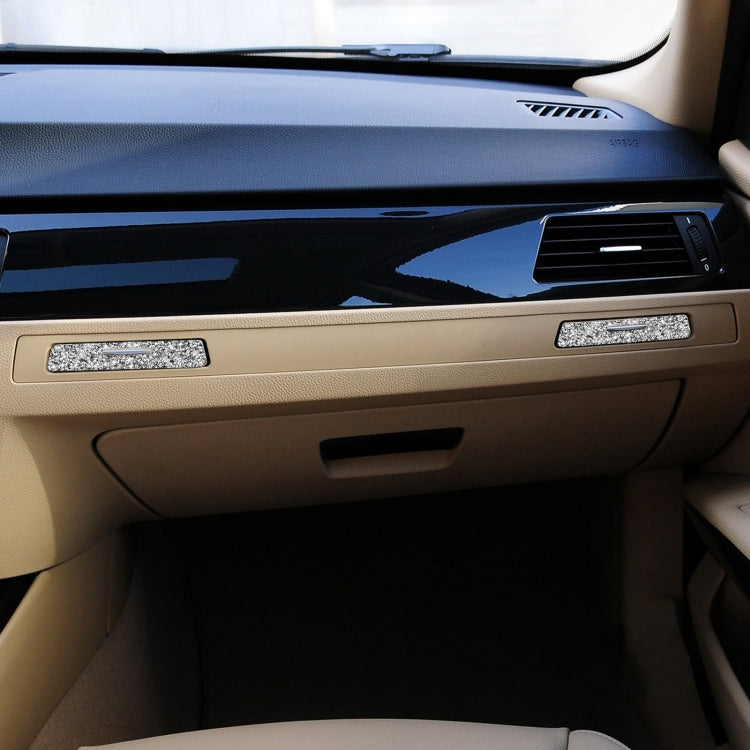 For BMW 3 Series E90 / E92 / E93 2005-2012 Car Passenger Side Center Control Hole Diamond Decorative Sticker