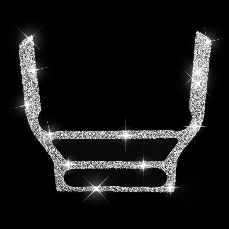 Car CD Panel Diamond Decoration Sticker, Left and Right Drive