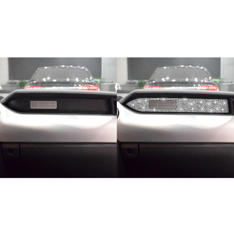 Car Dashboard Diamond Decoration Sticker, Left Drive
