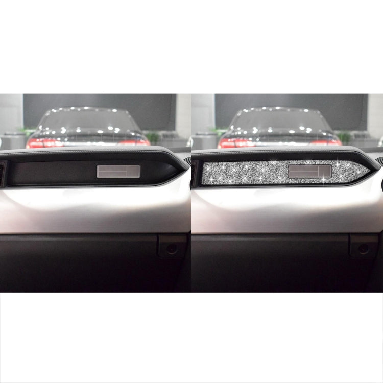 Car Dashboard Diamond Decoration Sticker, Right Drive