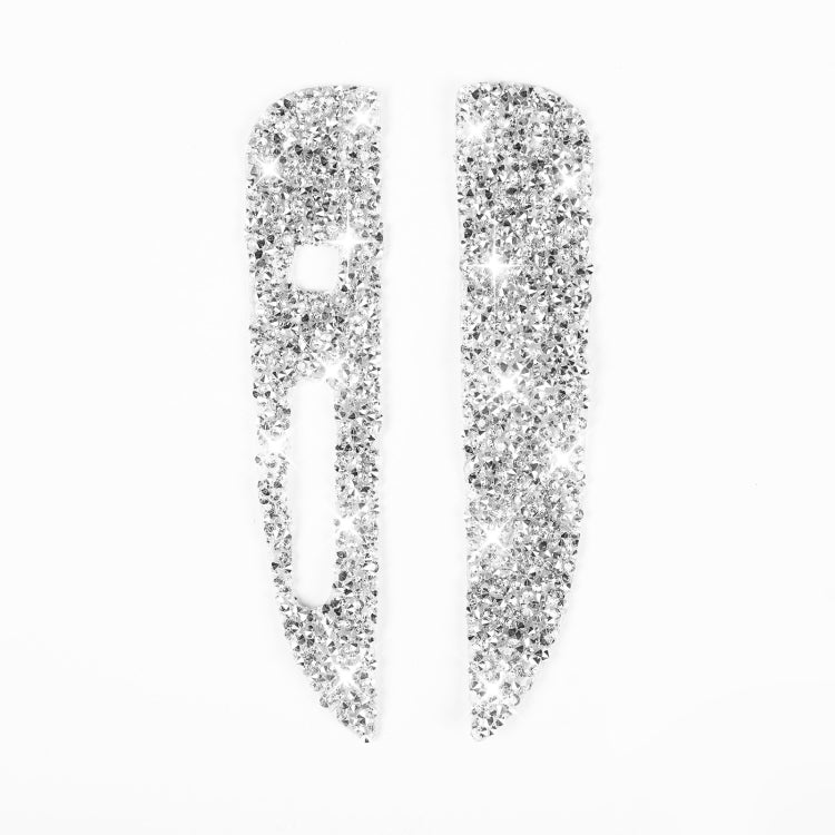 Car Gearshift Panel Diamond Decoration Sticker, Left Drive