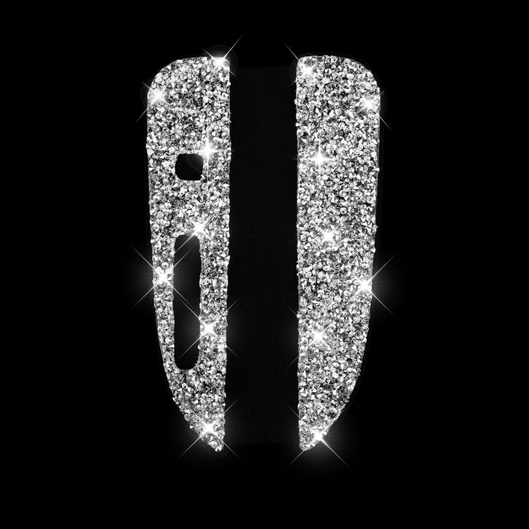Car Gearshift Panel Diamond Decoration Sticker, Left Drive