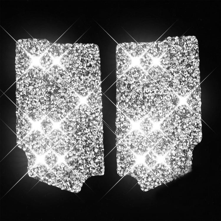Car Inner Door Bowl Panel Diamond Decoration Sticker, Left and Right Drive