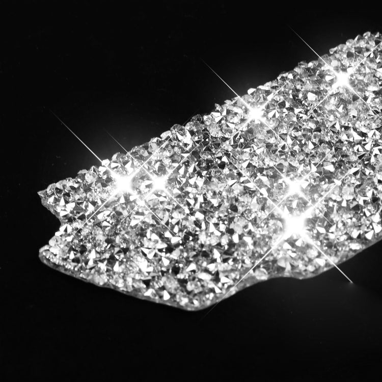 Car Inner Door Bowl Panel Diamond Decoration Sticker, Left and Right Drive