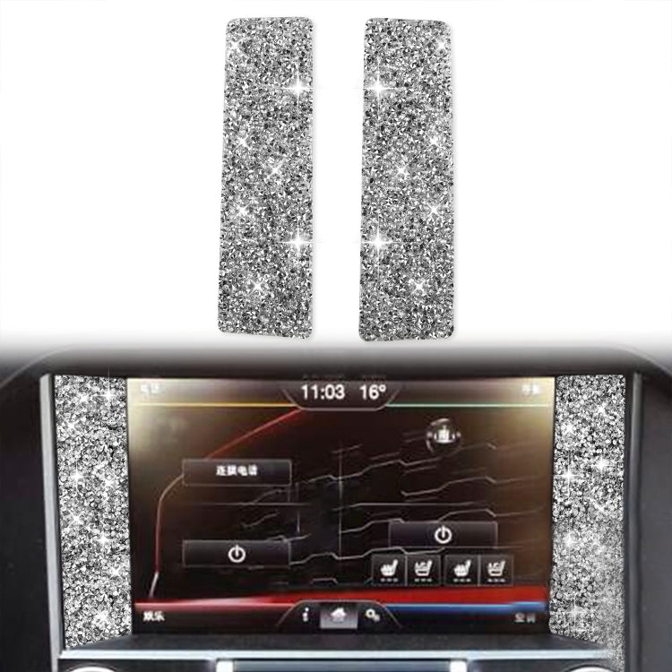Car Central Control Diamond Decoration Sticker, Left and Right Drive