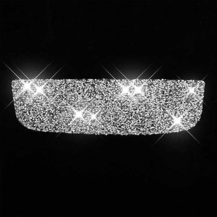 Car Water Cup Holder Upper Diamond Decoration Sticker, Left and Right Drive