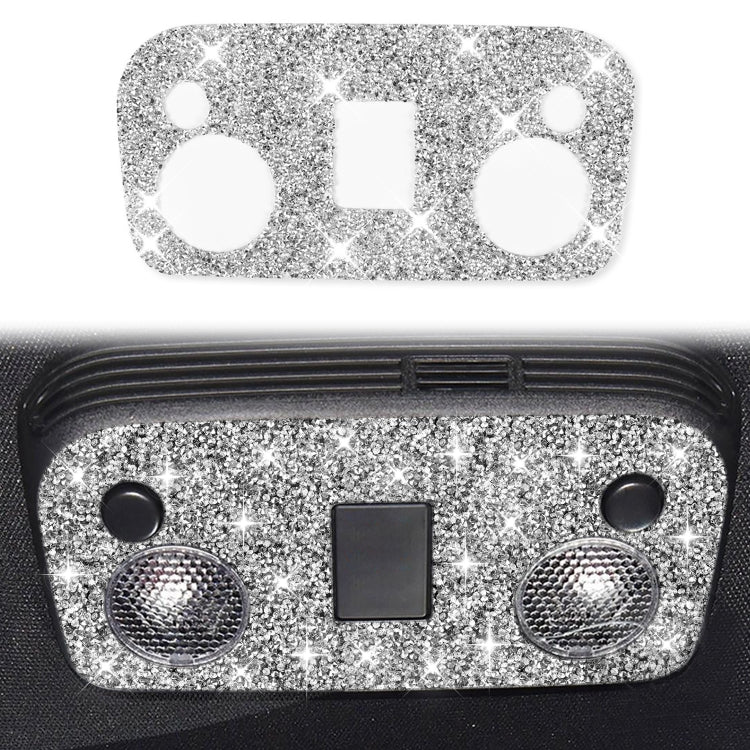 Car Reading Light Diamond Decoration Sticker, Left and Right Drive