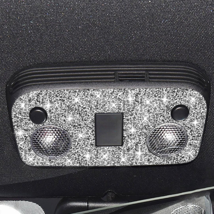 Car Reading Light Diamond Decoration Sticker, Left and Right Drive