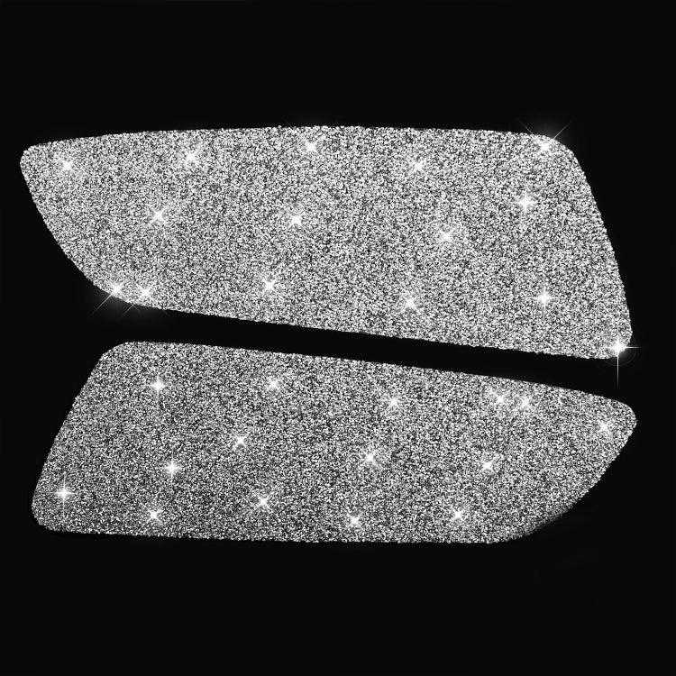 Car Rear Door Panel Diamond Decoration Sticker, Left and Right Drive