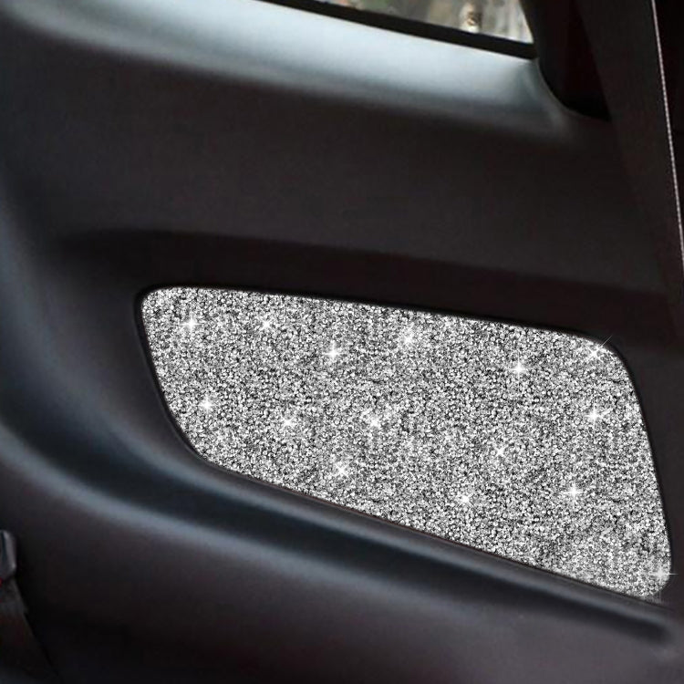 Car Rear Door Panel Diamond Decoration Sticker, Left and Right Drive