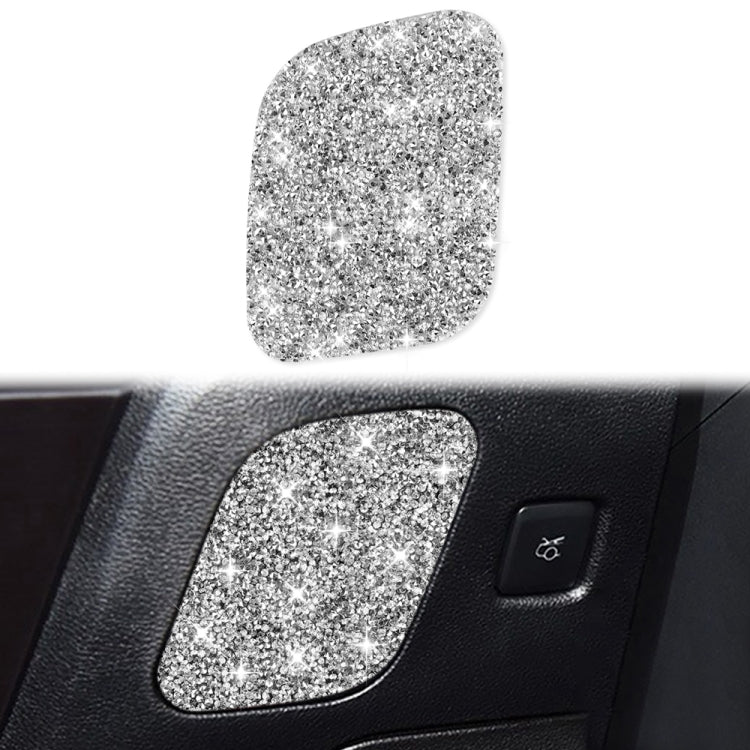 For Ford Mustang 2015-2020 Car Driver Seat Storage Box Diamond Decoration Sticker