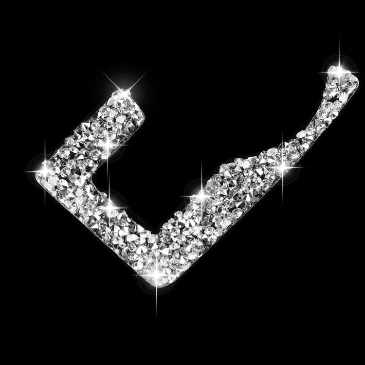 Car Central Control CD Diamond Decoration Sticker, Left and Right Drive