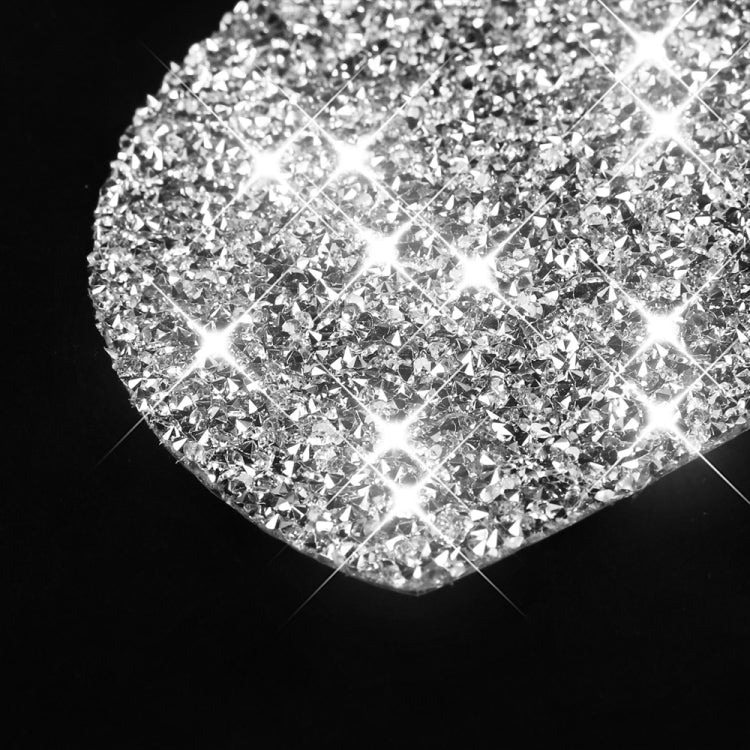 Car Fuel Tank Cap Diamond Decoration Sticker, Left and Right Drive