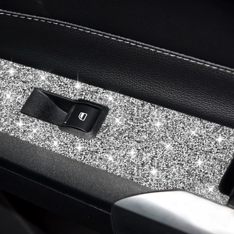 For Ford Mustang 2015-2020 Car Door Lift Panel B Diamond Decoration Sticker