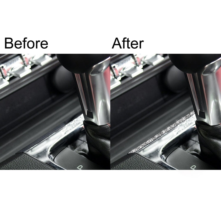 Car Gear Shift Panel Diamond Decoration Sticker, Left and Right Drive