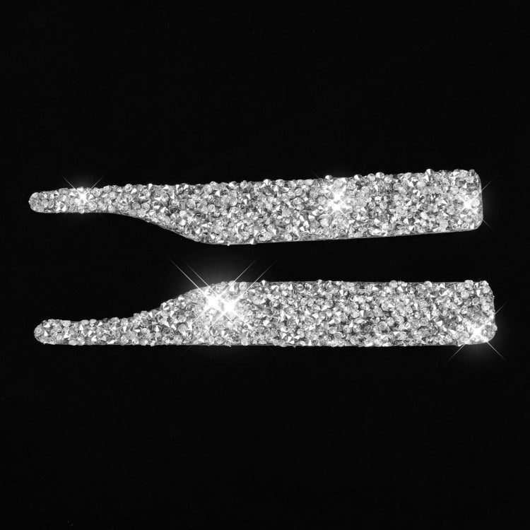 Car Rearview Mirror Anti-collision Strip Diamond Decoration Sticker, Left and Right Drive