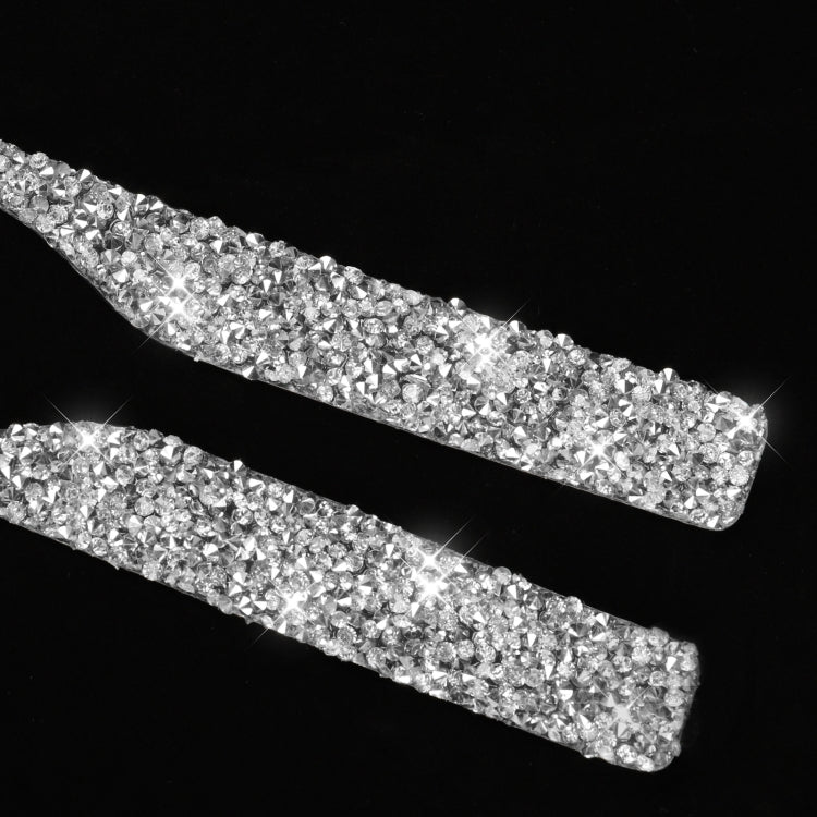 Car Rearview Mirror Anti-collision Strip Diamond Decoration Sticker, Left and Right Drive