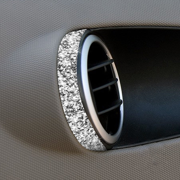 For Nissan 350Z 2003-2009 2pcs Car Air Outlet Diamond Decorative Sticker,Left and Right Drive Universal