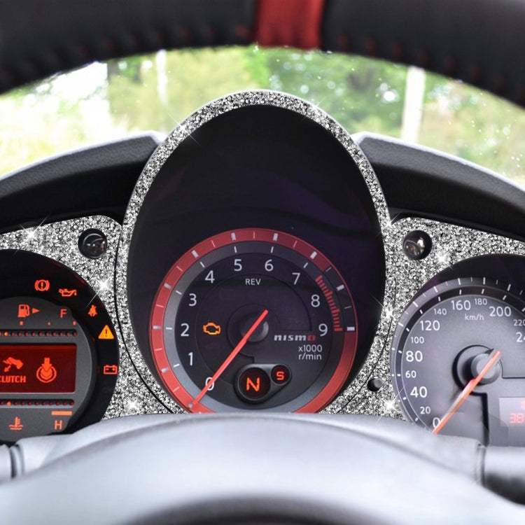 Car Speed Dashboard Diamond Decoration Sticker, Left and Right Drive