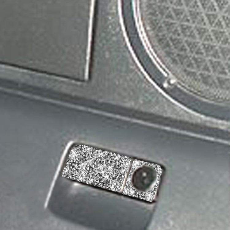 For Nissan 350Z 2003-2009 Car Rear Storage Box Lock Diamond Decorative Sticker, Right Drive