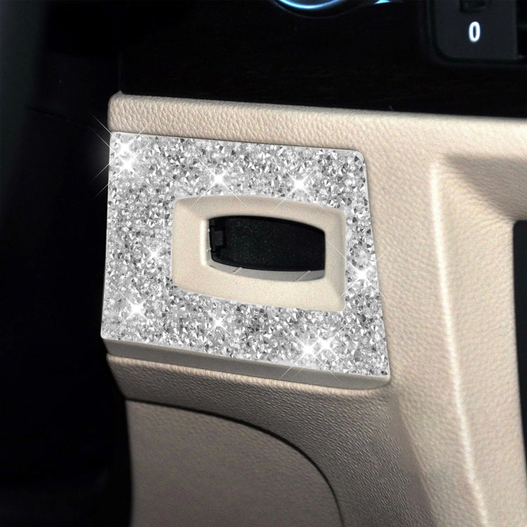Car Ignition Switch Keyhole Diamond Decoration Sticker, Left Drive