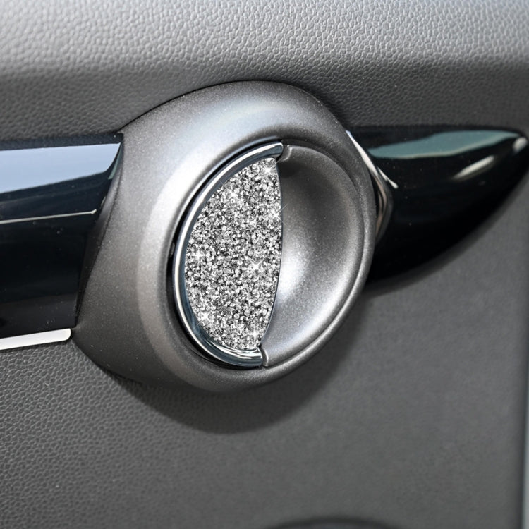 Car Door Inner Handle Diamond Decoration Sticker, Left and Right Drive