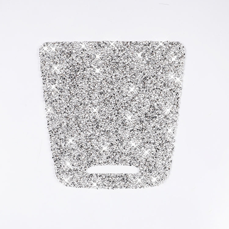 Car Central Control Storage Box Cover Diamond Decoration Sticker, Left and Right Drive